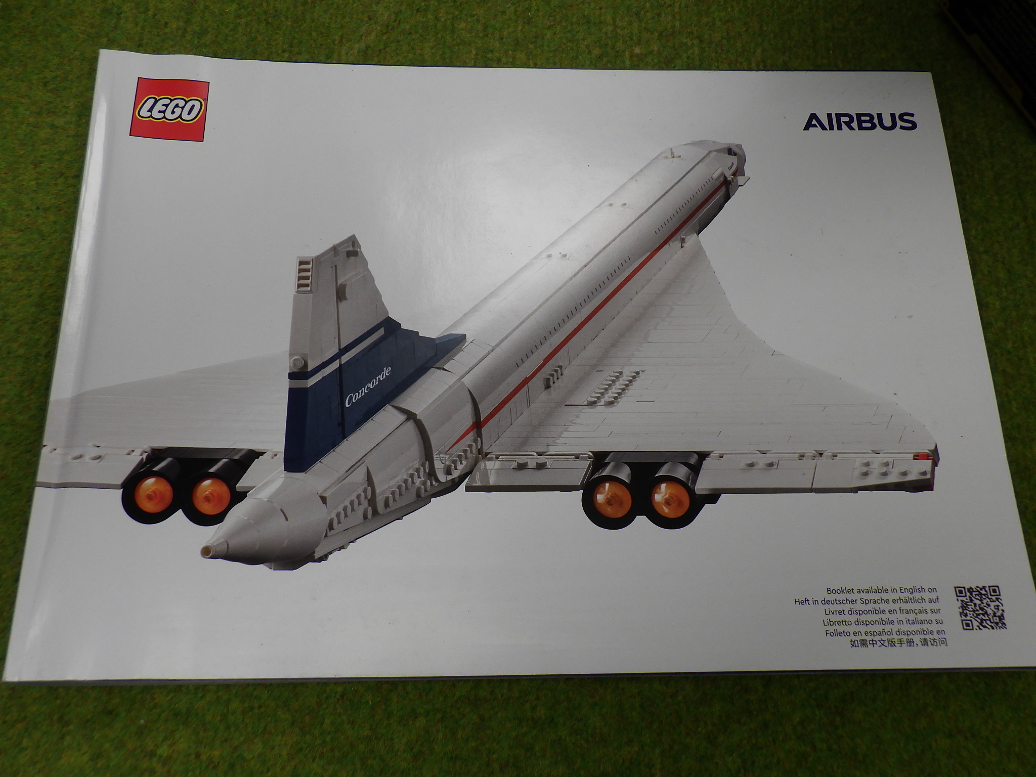 Lego Icons 10318 Bausatz Concorde mit Anleitung Komplett Produktbild 2