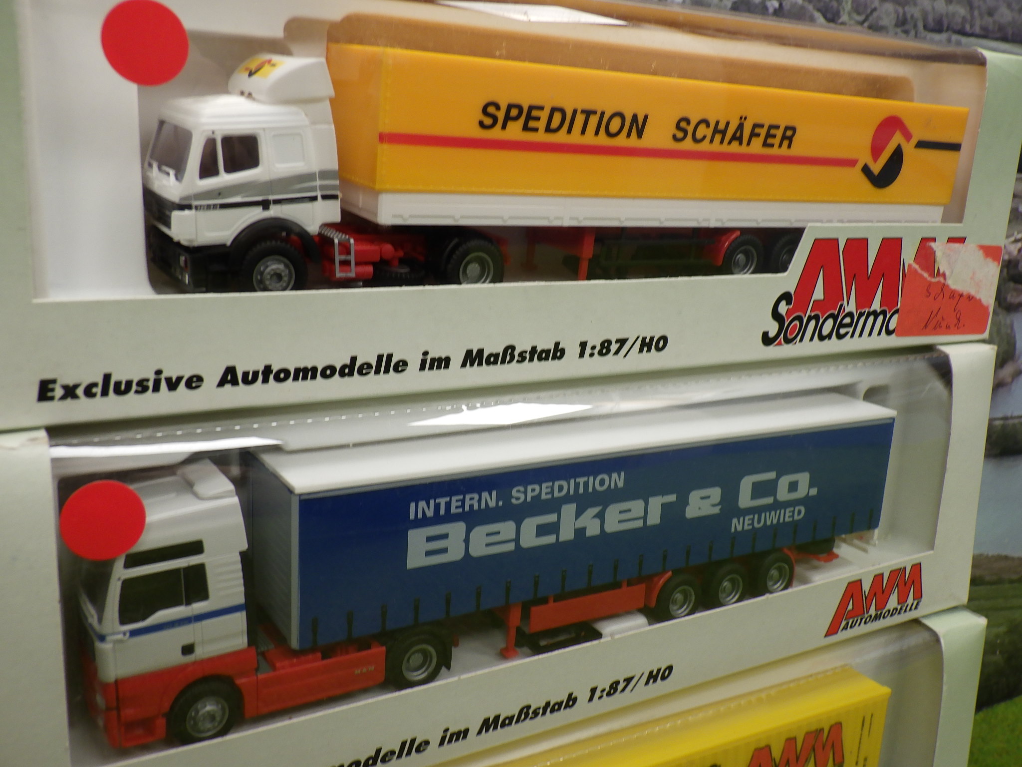 AWM etc H0 Konvolut verschiedene LKW 3 Stk in OVP Produktbild 2