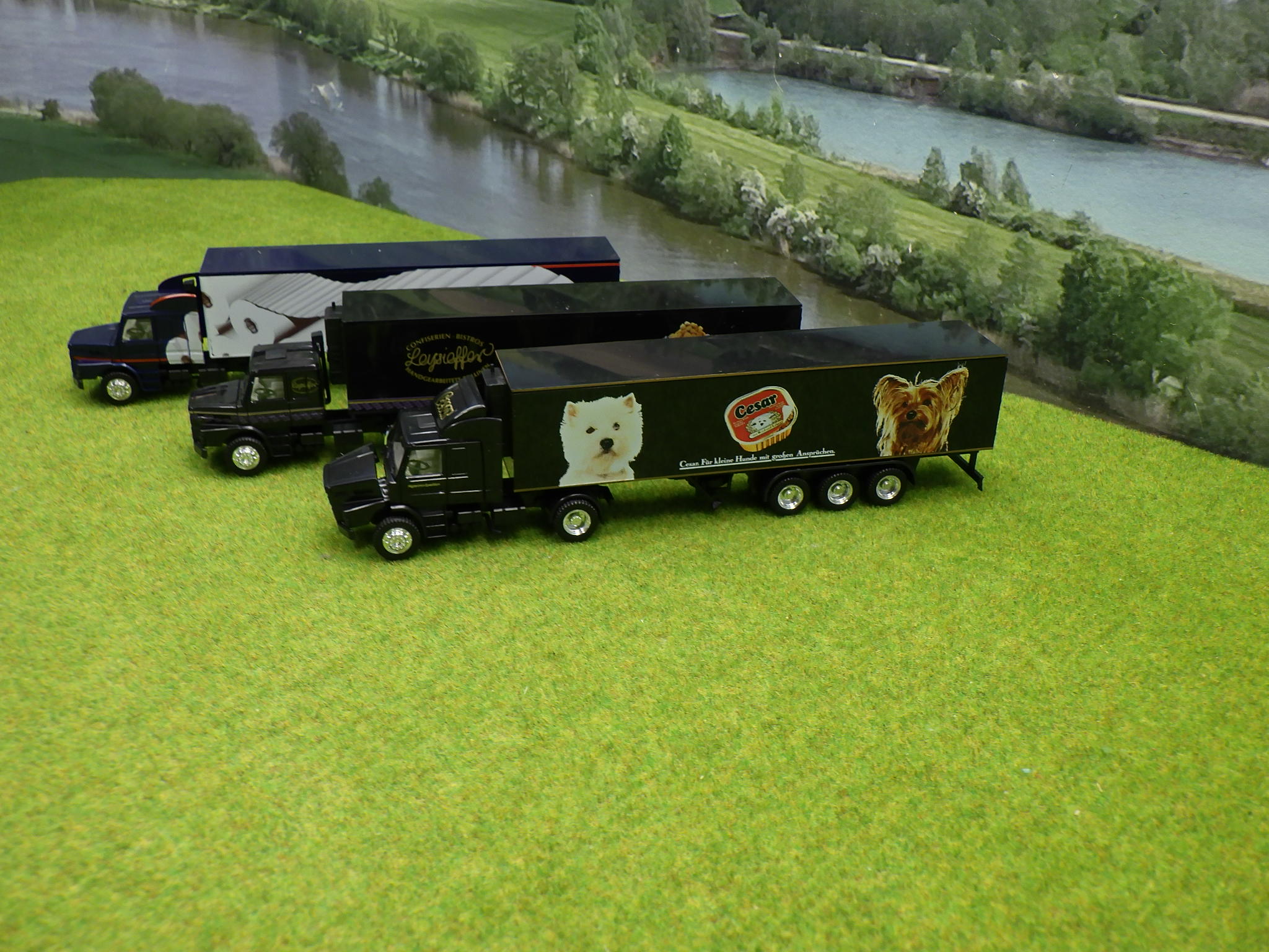 Herpa H0 Konvolut verschiedene LKW 3 Stk Cesar etc Produktbild 2