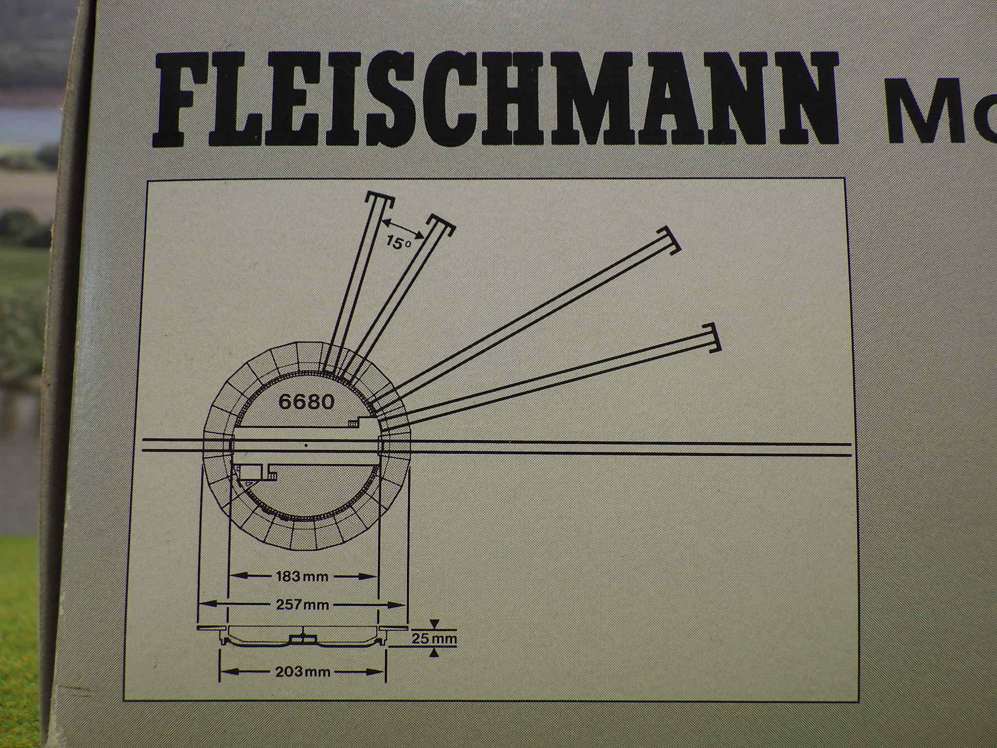 Fleischmann 6680 TT Elektro-Drehscheibe in OVP Produktbild 3