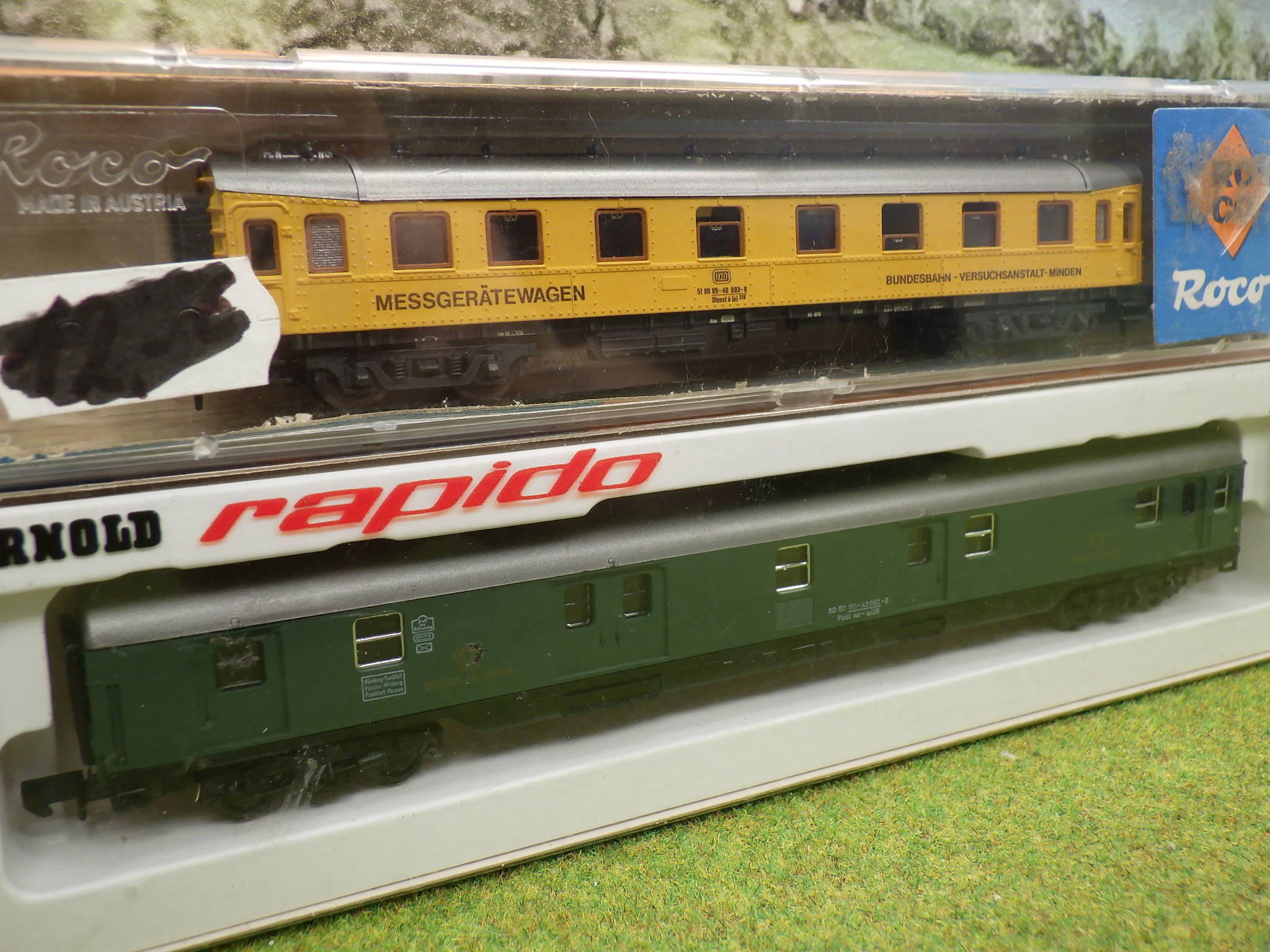 Roco etc Spur N Messwagen Postwagen in OVP Produktbild 2