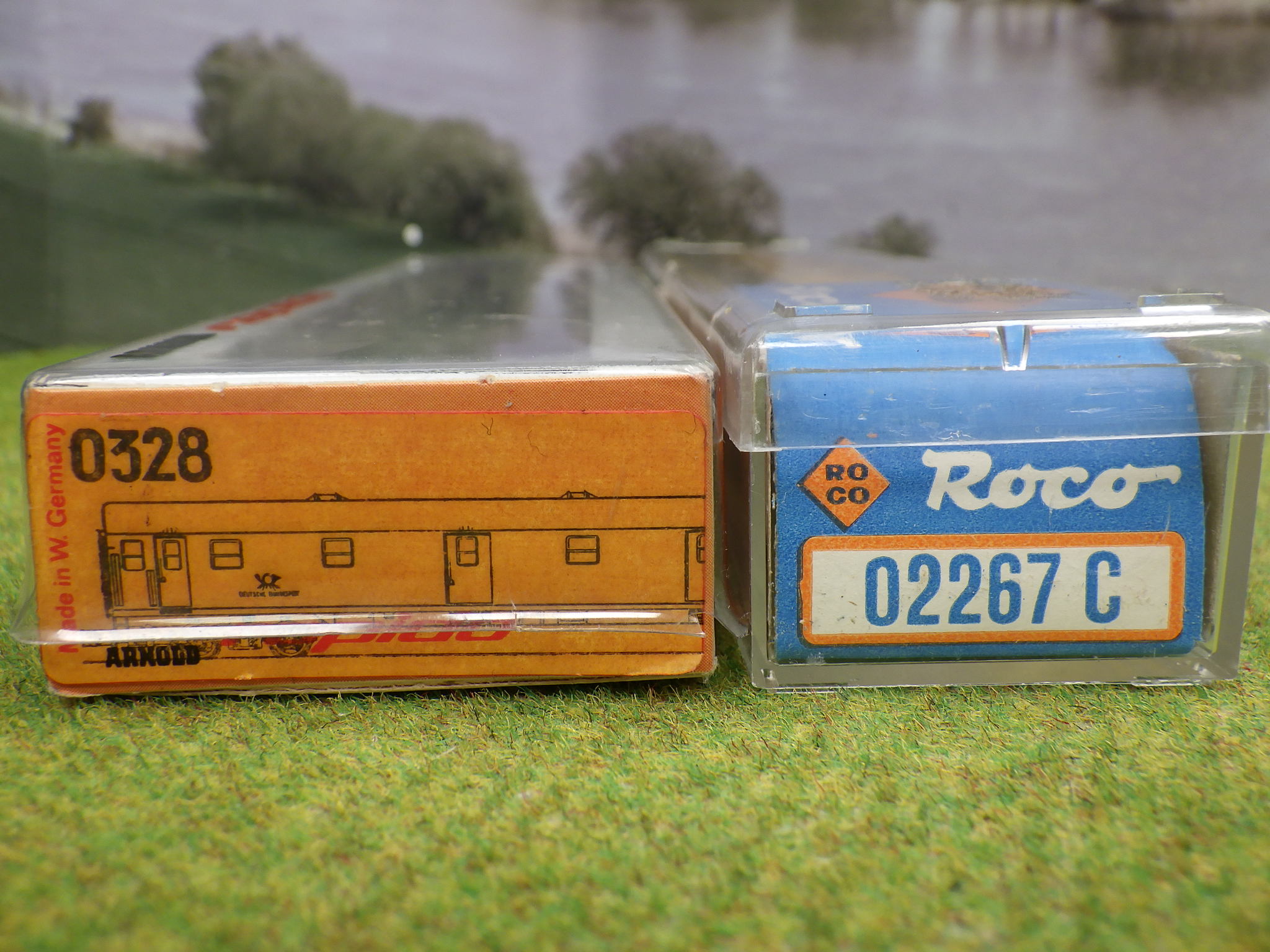 Roco etc Spur N Messwagen Postwagen in OVP Produktbild 3