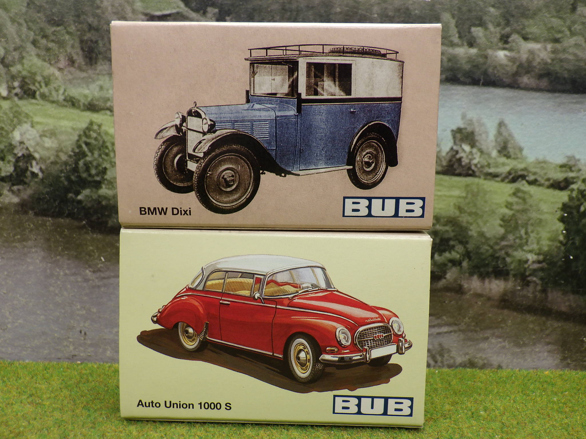 BUB H0 BMW Dixi Sinalco + Auto Union 1000S Polizei OVP Produktbild 5